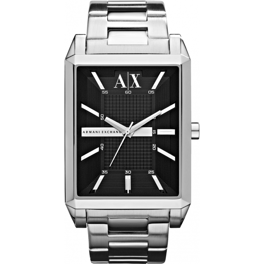 armani exchange rectangular watch